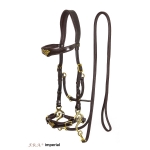 Imperial Baroque Hackamore Bitless Bridle & Reins